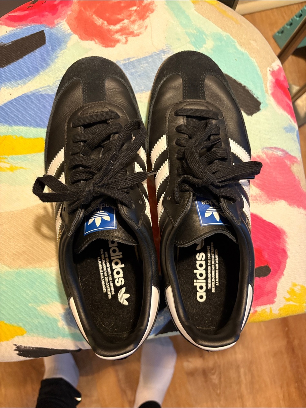 NWOT black Adidas Sambas - Picture 2 of 6